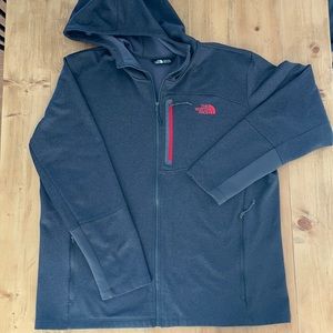 NorthFace zip up hoodie. Euc